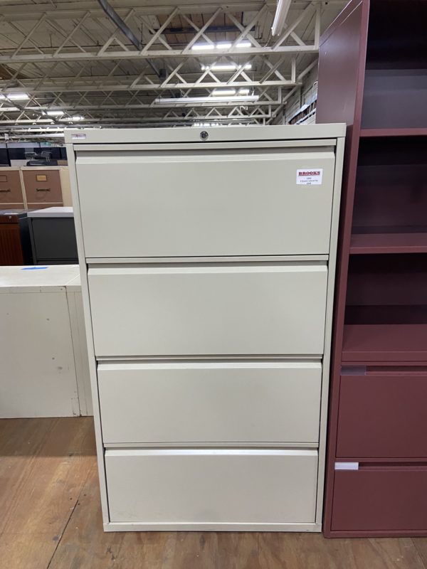 Brooks Furniture metal filing cabinet