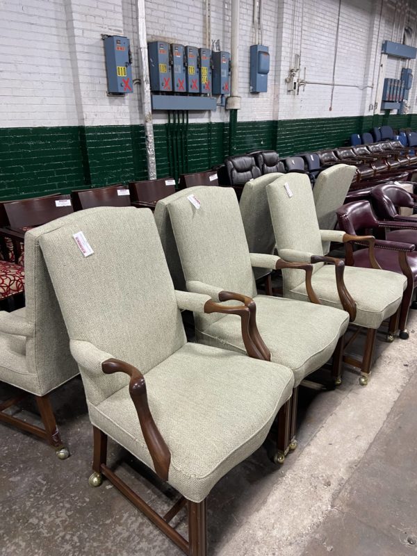 Brooks Furniture beige fabric chairs
