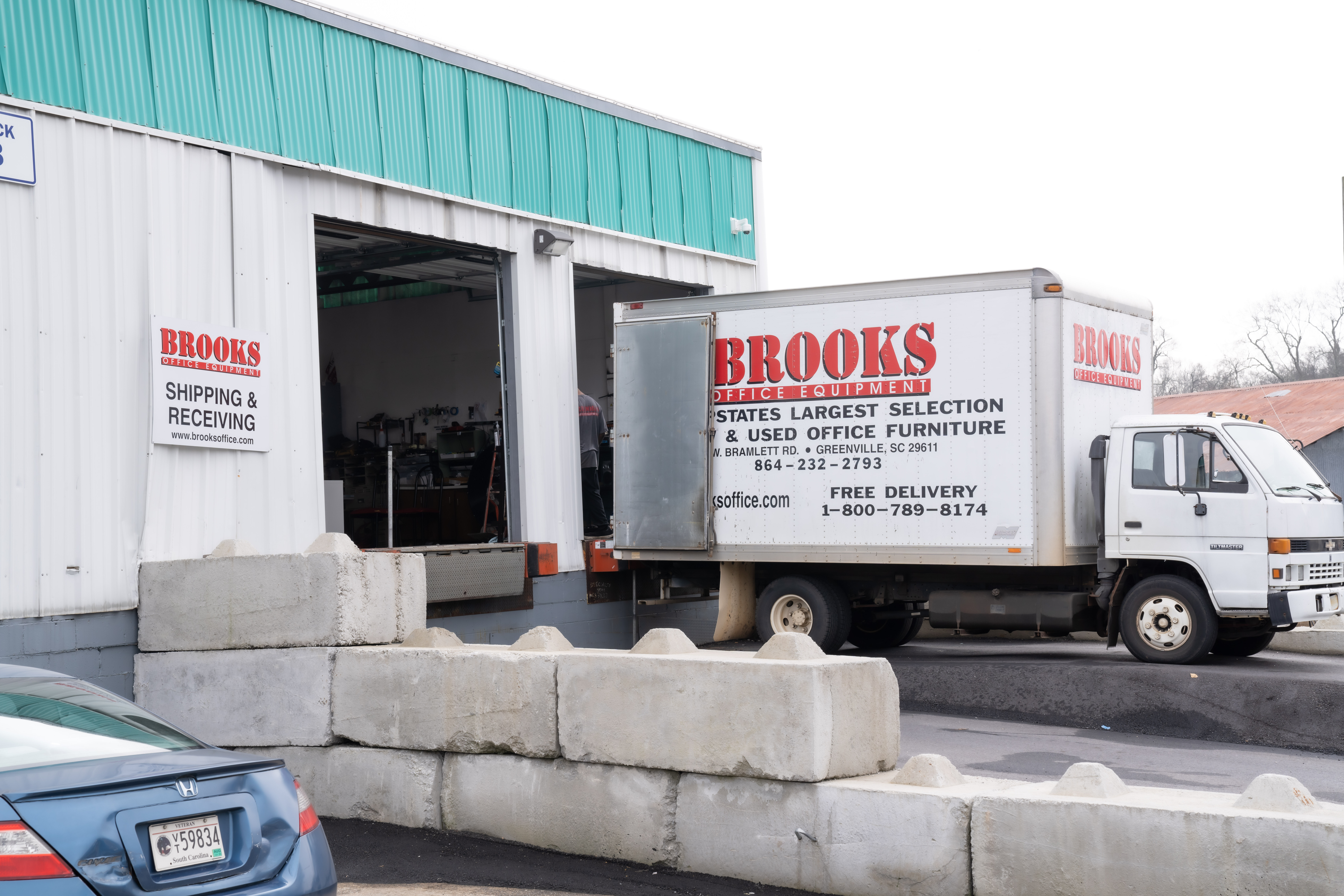 Brooks Furniture loading bay