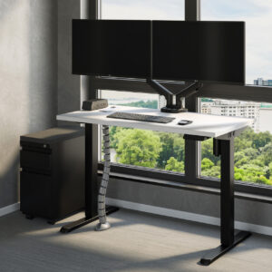 Electric Adjustable Height Straight Desk