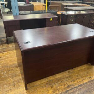 HON Desk and Credenza Set