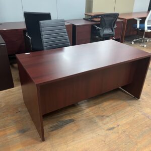Mahogany Straight Desk